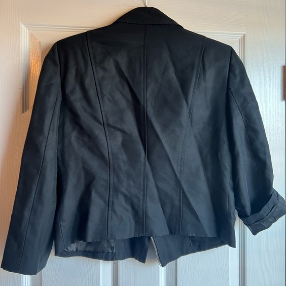 Bebe Moto Jacket Black sz Medium - Picture 12 of 13